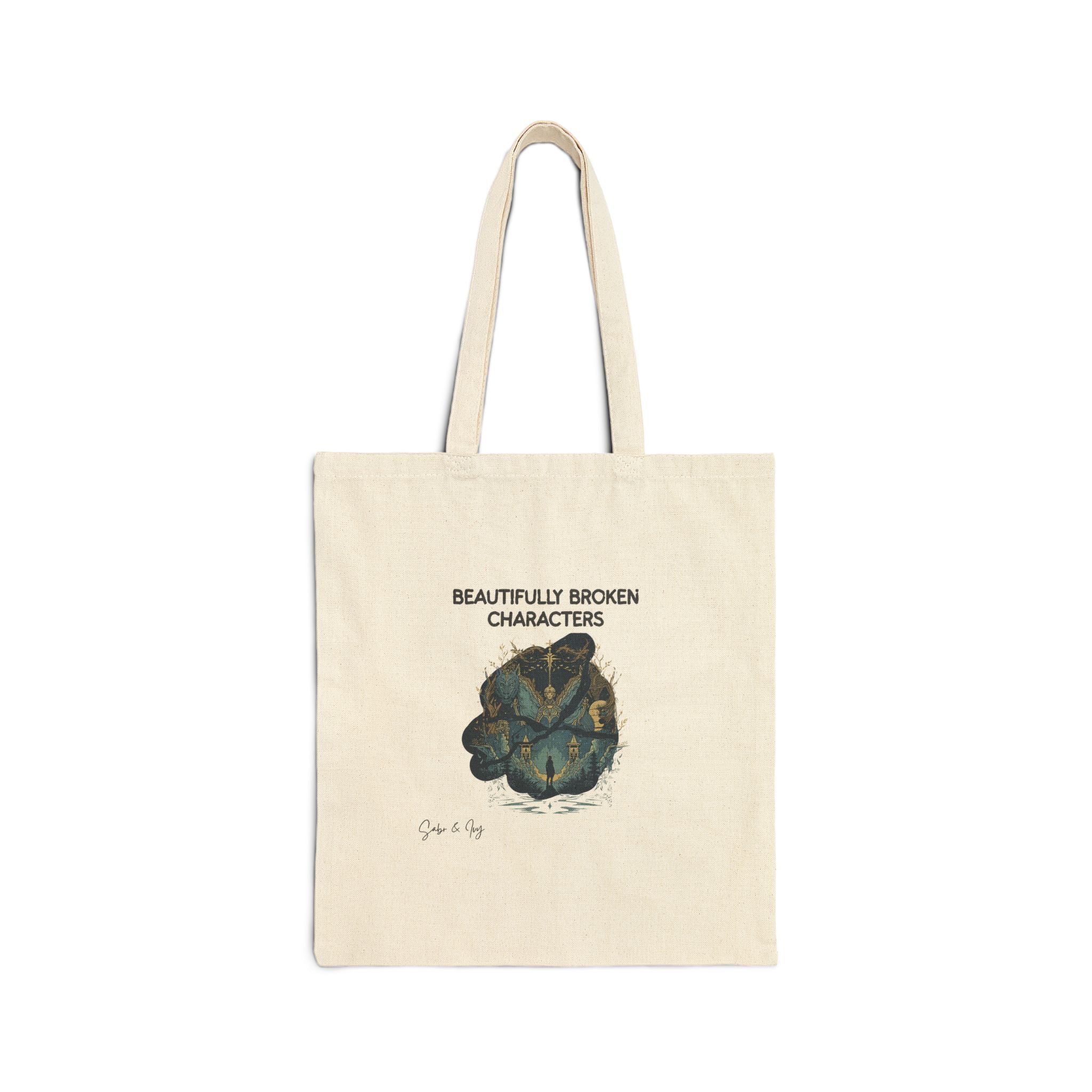 Beautifully Broken Characters Tote Bag