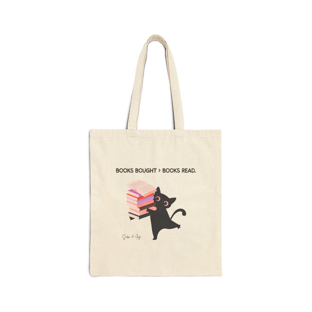 Books bought > Books read Tote