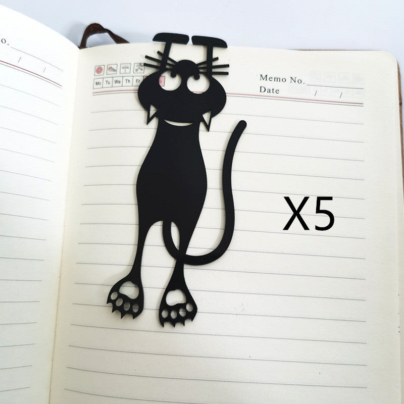 Hollow Kitten Plastic Bookmark